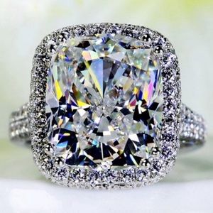 💯 NEW 925 STERLING SILVER ENGAGEMENT DIAMOND RING
